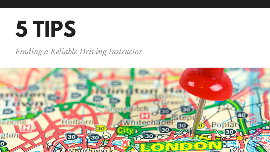 5 Tips for Finding a Reliable Driving Instructor