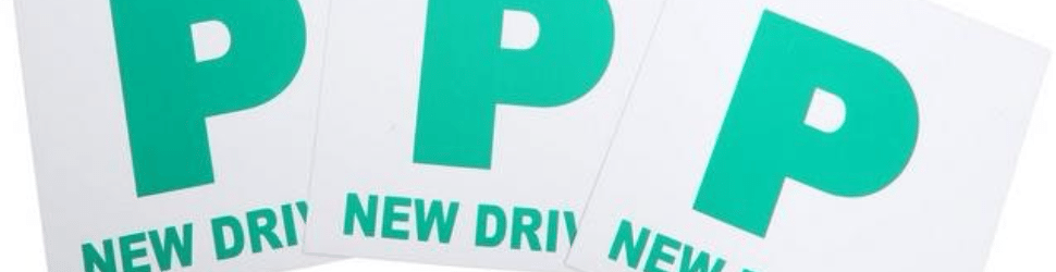 Get your 'P' plates Get your 'P' plates