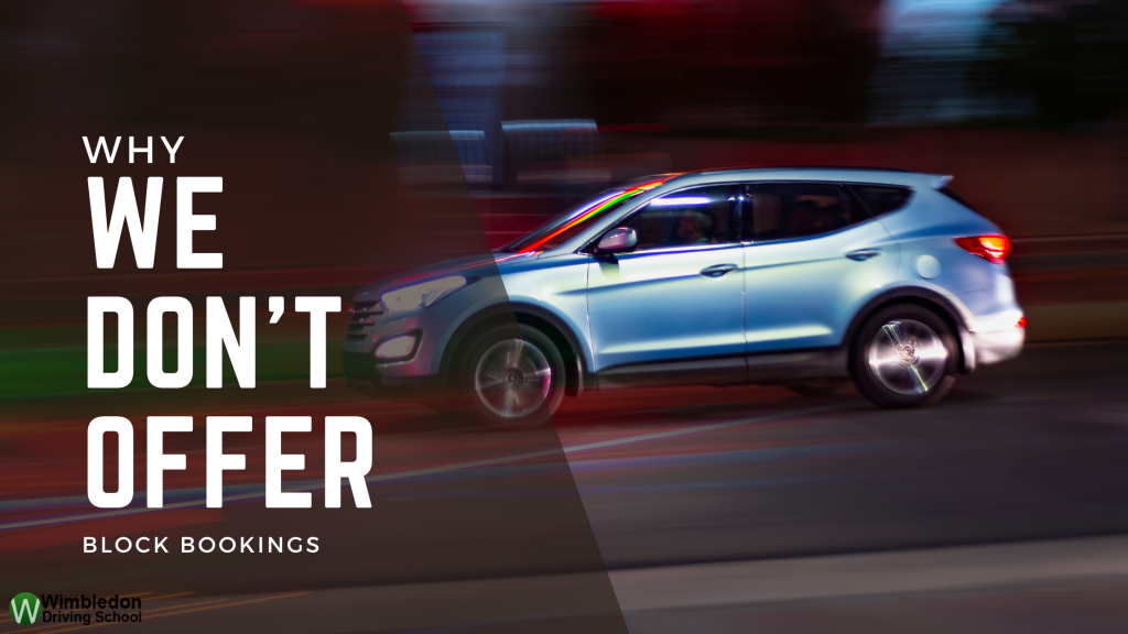 Why We Don't Offer Block Bookings 